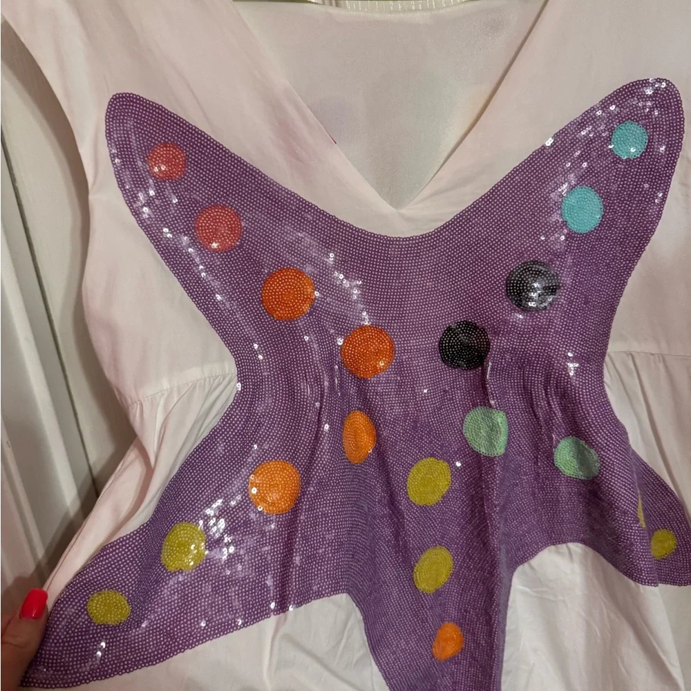 QOS Colorful Shell Design Tunic - Picture 5 of 6